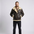 Men's Classic B3 Sheepskin Shearling Bomber Jacket