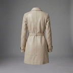 Classic Cream Utility Trench Coat