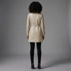 Classic Cream Utility Trench Coat