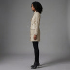 Classic Cream Utility Trench Coat