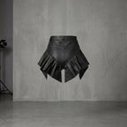 Women's Classic High-Waist Leather Shorts