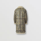 Men's Brown Sheepskin Shearling B3 Bomber Coat