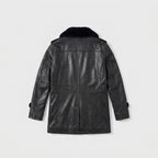 Men's Black Sheepskin Leather Jacket