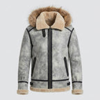 Men's B3 Bomber Sheepskin Leather Aviator Jacket