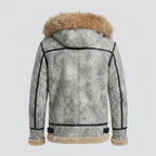 Men's B3 Bomber Sheepskin Leather Aviator Jacket