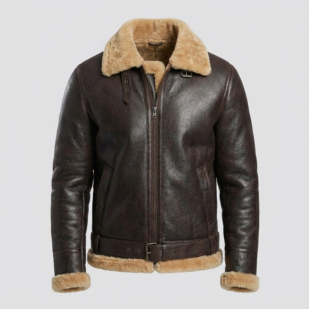 Men's Sheepskin Shearling Coat