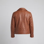 Men's Black Leather Cafe Racer Jacket – Classic Moto Riding Jacket