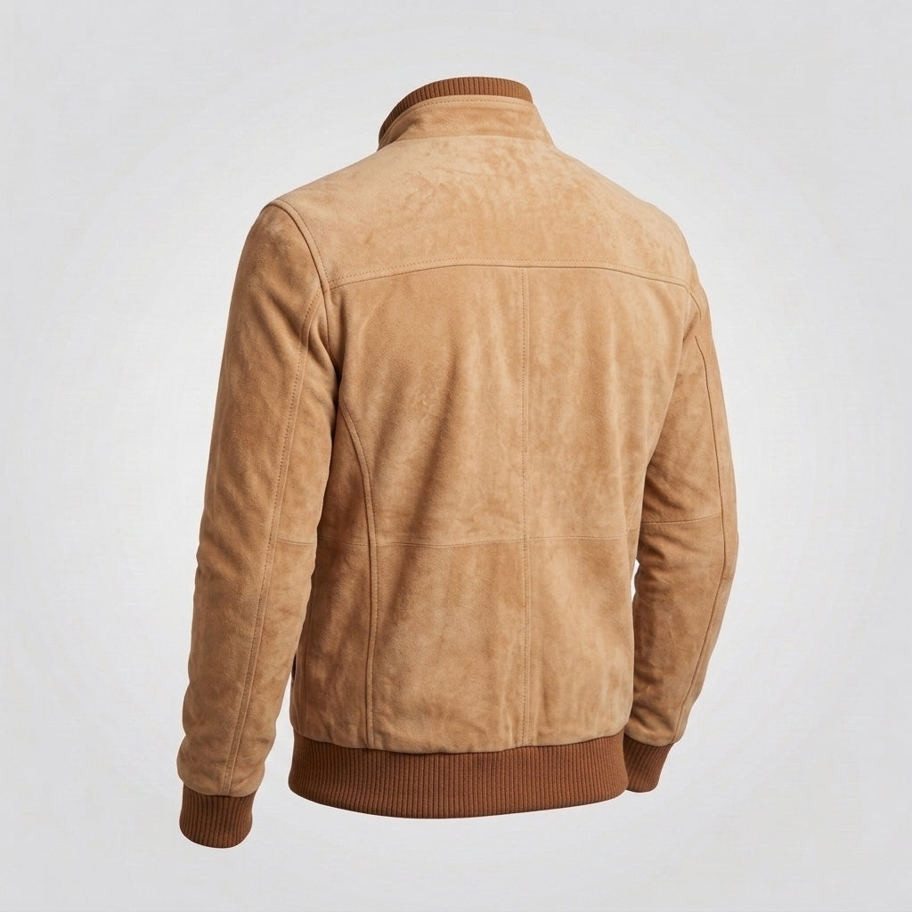 Men's Classic Leather Jacket – Timeless Motorcycle-Inspired Style