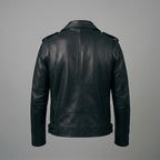 Men's Vintage Leather Jacket – Rugged Motorcycle Rider Style