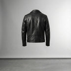 Men's Genuine Leather Moto Jacket Stylish Motorcycle Riding Jacket