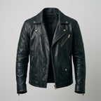 Men's Leather Bomber Jacket – Classic Aviator Flight Style Outerwear