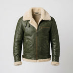 Men's B-3 Sheepskin Leather Jacket – Vintage RAF Aviator Flight Jacket