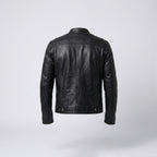Men's Leather Shirt Jacket Genuine Leather Casual Overshirt