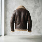 Men's Sheepskin Shearling Leather Coat