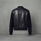 Women's Leather & Suede Bomber Jacket
