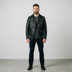 Men's Premium Lambskin Leather Jacket – Soft Luxury Casual Style