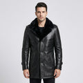 Men's Black Sheepskin Leather Jacket