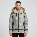 Men's B3 Bomber Sheepskin Leather Aviator Jacket