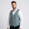 Men's Premium Leather Vest Classic Western Cowboy Waistcoat