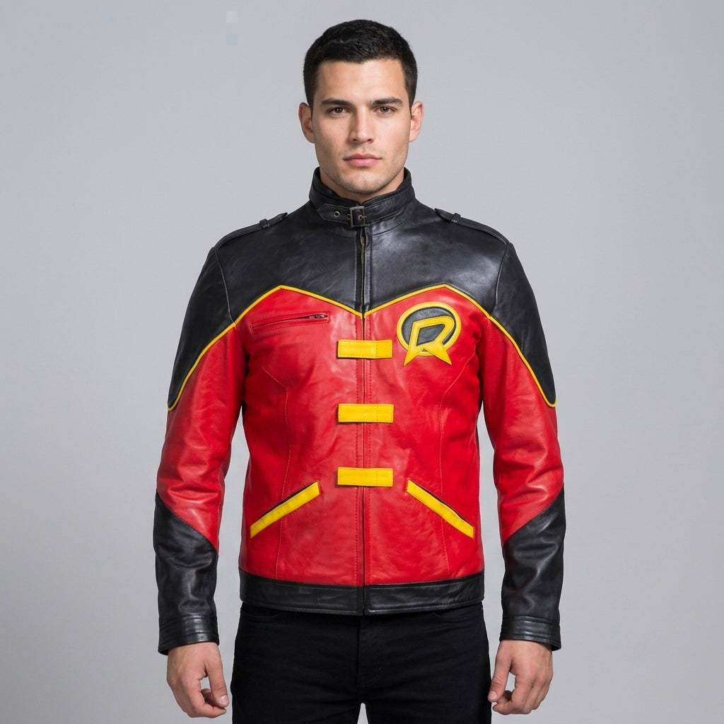 Men's Genuine Leather Jacket – Premium Classic Motorcycle Biker Jacket