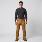 Men's Lambskin Leather Pants Luxury Soft Leather Trousers