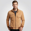 Men's Classic Leather Jacket – Timeless Motorcycle-Inspired Style