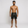 Men's Premium Leather Shorts Slim Fit Genuine Leather Bottoms