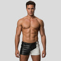 Men's Leather Walking Shorts Genuine Casual Leather Shorts