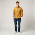 Men's Designer Leather Shirt Genuine Lambskin Luxury Overshirt