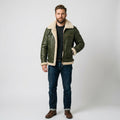 Men's B-3 Sheepskin Leather Jacket – Vintage RAF Aviator Flight Jacket