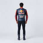 Red Bull Honda Racing Leather Jacket – Men's Navy & Red