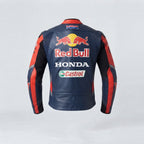 Red Bull Honda Racing Leather Jacket – Men's Navy & Red