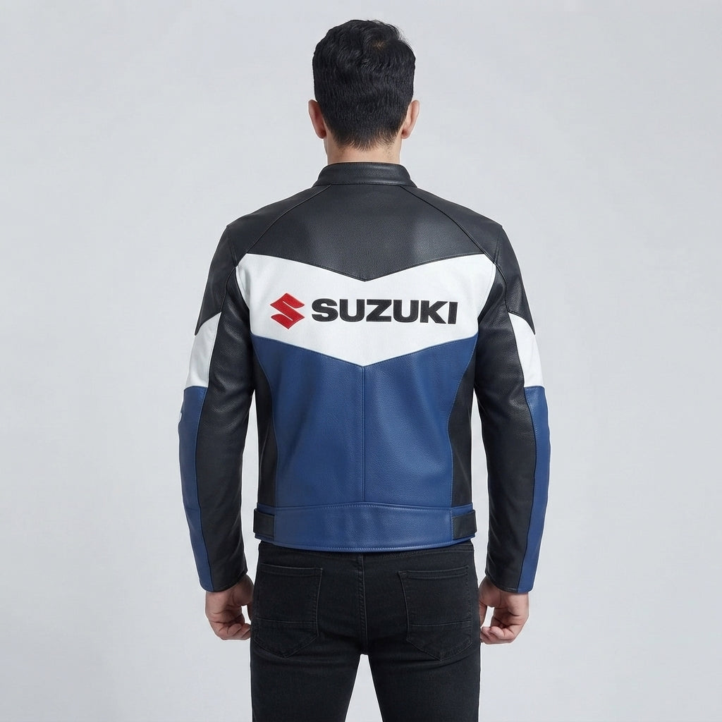 Men's Suzuki Racing Leather Jacket