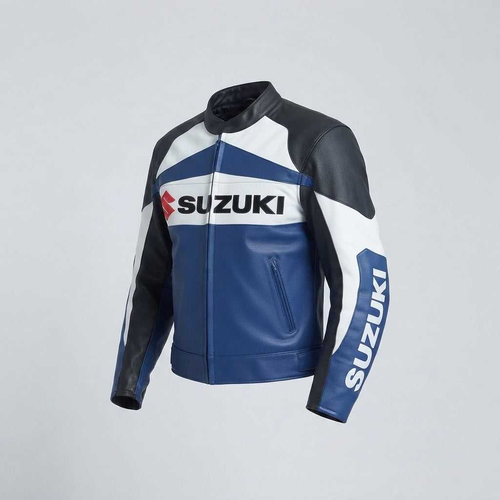 Men's Suzuki Racing Leather Jacket