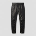 Men's Genuine Leather Pants Premium Slim Fit Biker Trousers