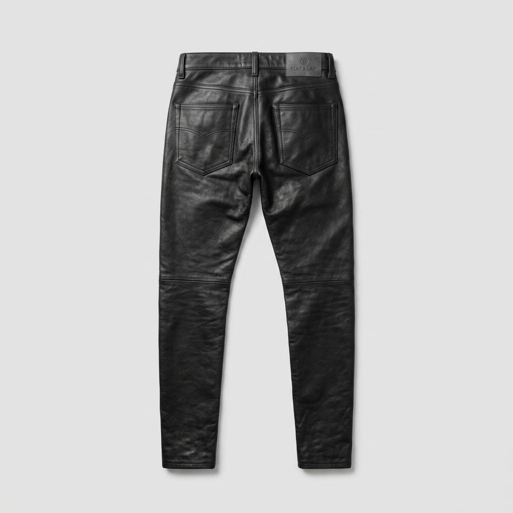 Men's Designer Leather Pants Premium Fashion Leather Trousers