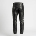 Men's Genuine Leather Jeans Luxury Slim Fit Leather Pants