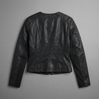 Women's Premium Black Leather Motorcycle Jacket