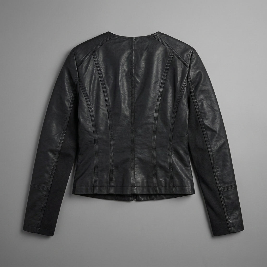 Women's Premium Black Leather Motorcycle Jacket