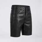 Men's Designer Leather Shorts Premium Fashion Leather Shorts