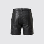 Men's Designer Leather Shorts Premium Fashion Leather Shorts
