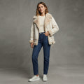 Women's Snow Drift Shearling Biker Coat