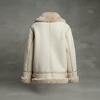Women's Snow Drift Shearling Biker Coat
