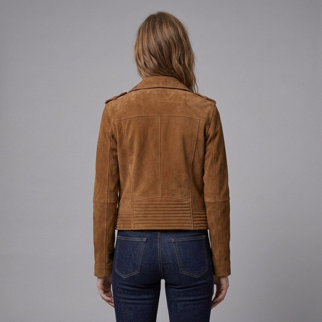 Women's Suede Rider Jacket