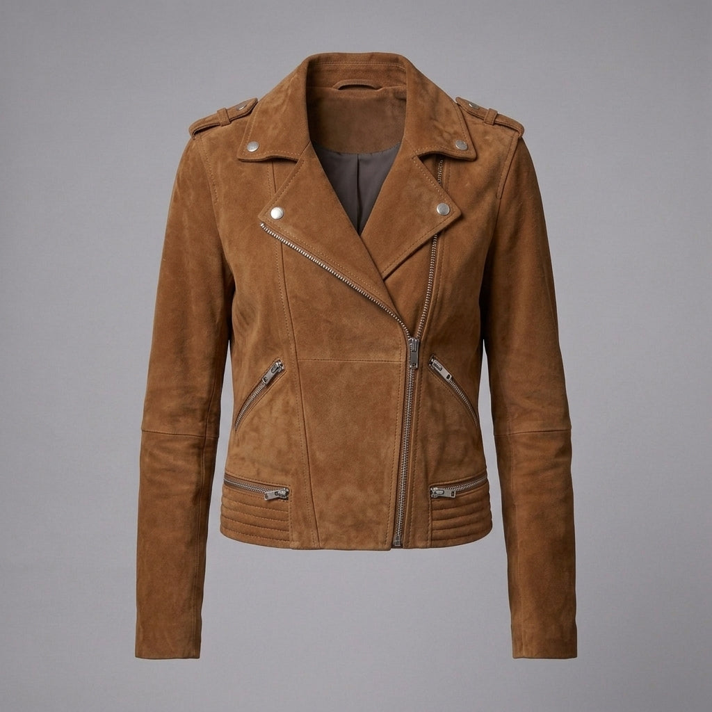 Women's Suede Rider Jacket