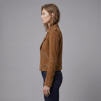 Women's Suede Rider Jacket