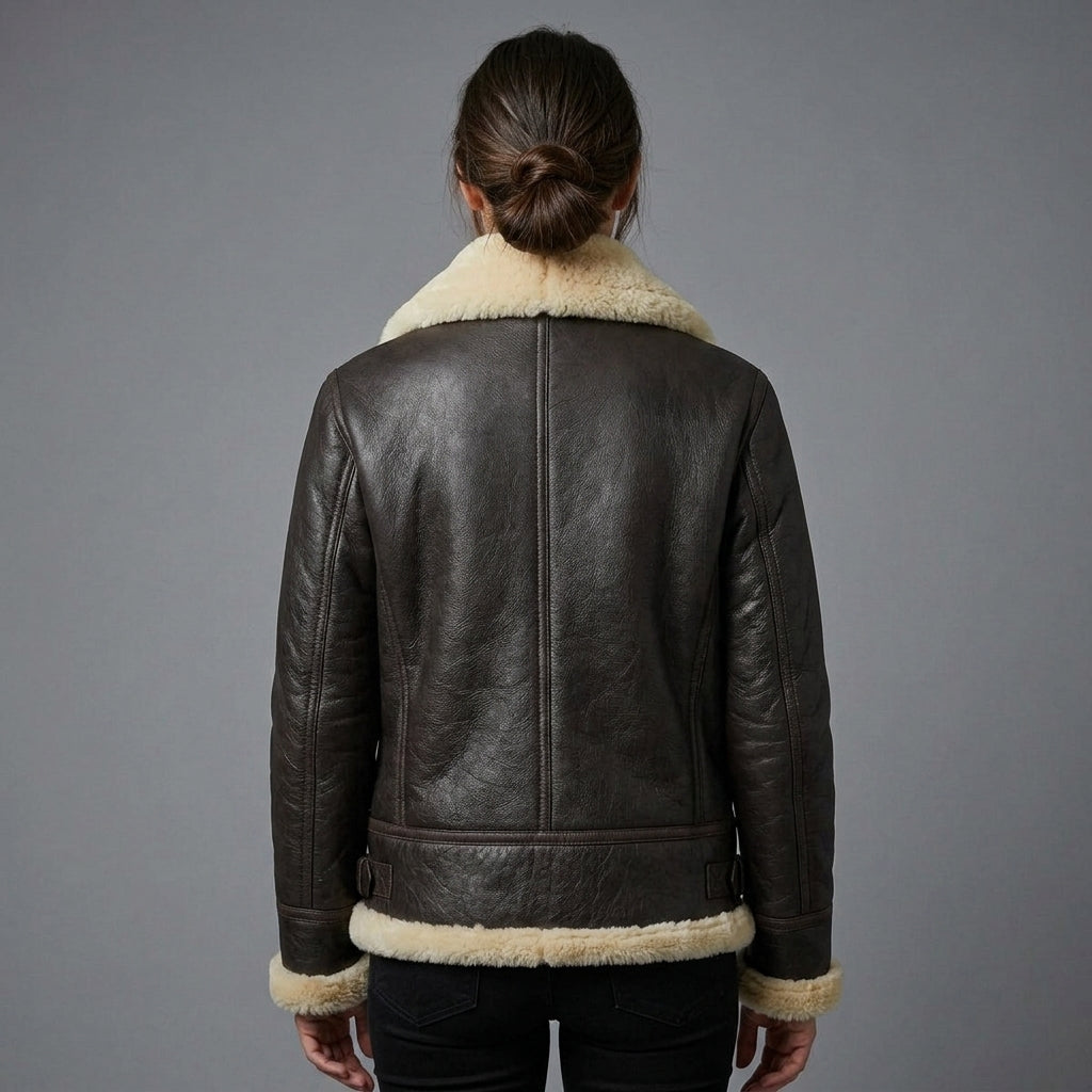 Women's B-3 Aviator Shearling Flight Jacket