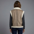 Women's B-3 Aviator Shearling Leather Vest