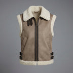 Women's B-3 Aviator Shearling Leather Vest