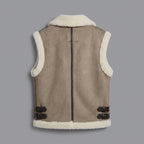 Women's B-3 Aviator Shearling Leather Vest